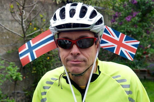 John Thompson (@johncthompson), cycling to raise money for charity