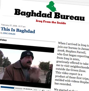Image of Baghdad Blog on NYTimes website