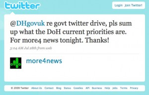 More4 News Twitter account