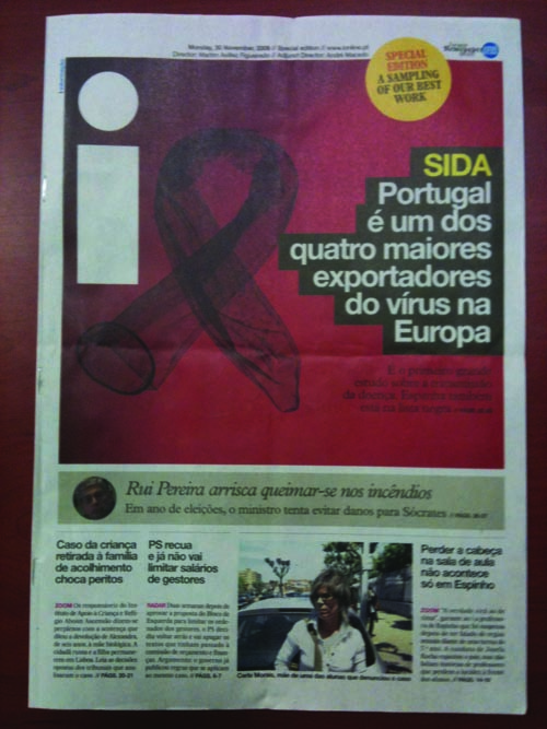 image of Portuguese newspaper i